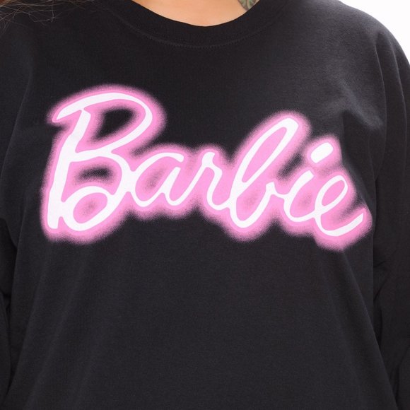 Fashion Nova Let's Go Party Barbie Long Sleeve Tee - Picture 2 of 9